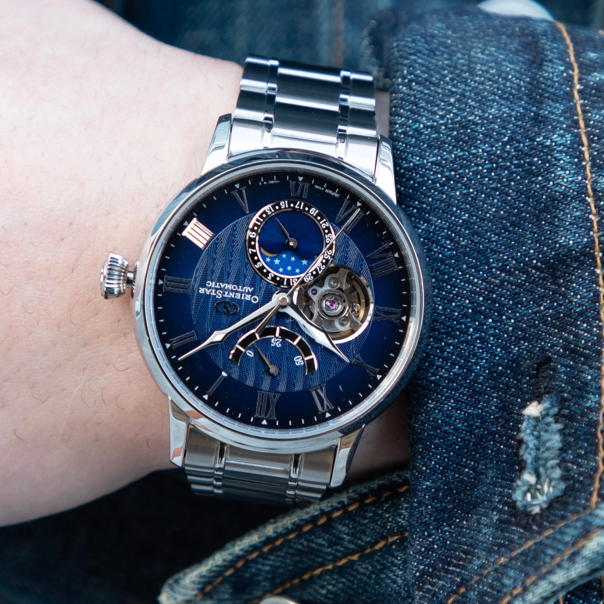 M45 F7 Mechanical Moon Phase RE-AY0103L - Image 5