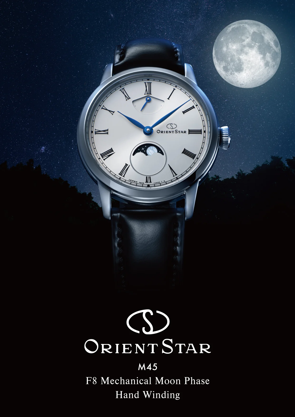 M45 F8 Mechanical Moon Phase Hand Winding RE-BW0004S - Image 5